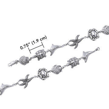 Sealife Sterling Silver Bracelet TBL364 - Jewelry